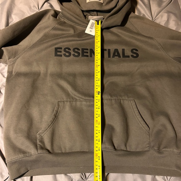 Fear of God Essentials Hoodie 'Taupe' NWOT - Picture 4 of 6